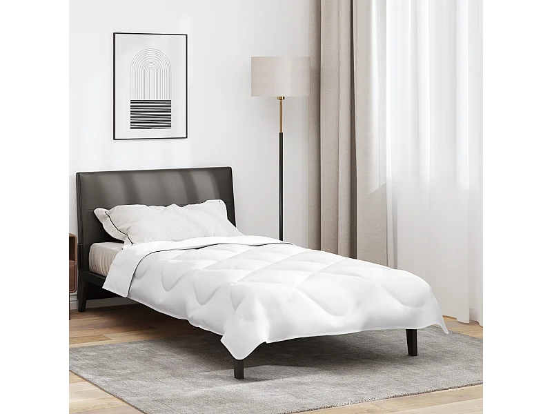 Couettes & Duvets | Couverture Blanc 135 x 200 cm Microfibre