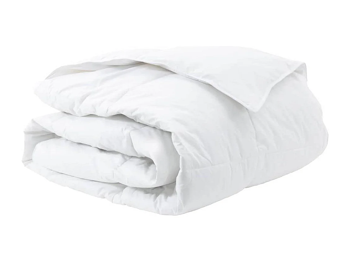 Couettes & Duvets | Couverture Blanc 200 x 200 cm Bas