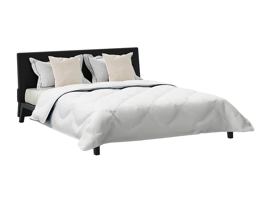 Couette | Duvet | Couverture avec oreiller 3 pcs Blanc 260 x 220 cm Microfibre