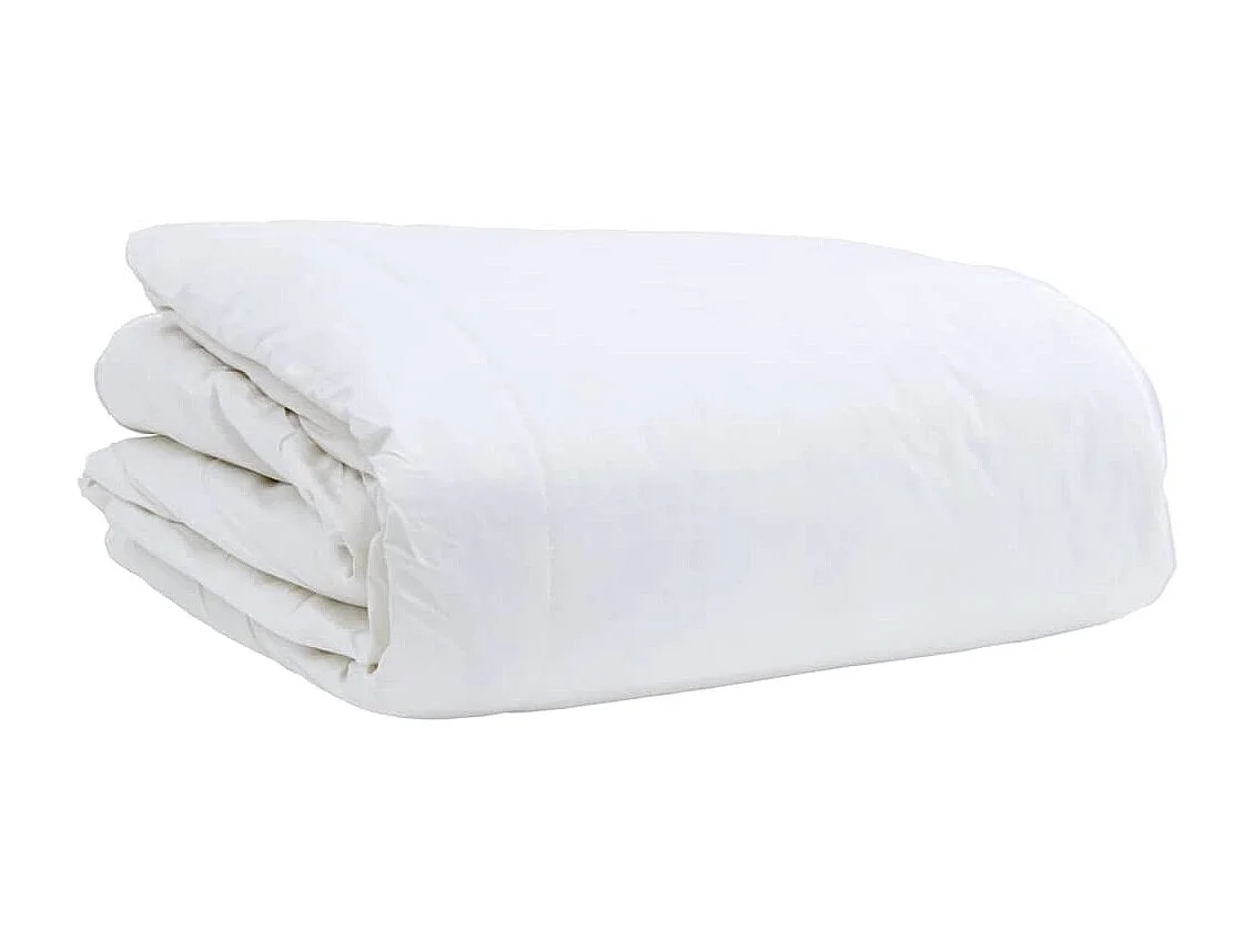 Couette | Duvet | Couverture 3 pcs Blanc 200 x 200 cm Bas
