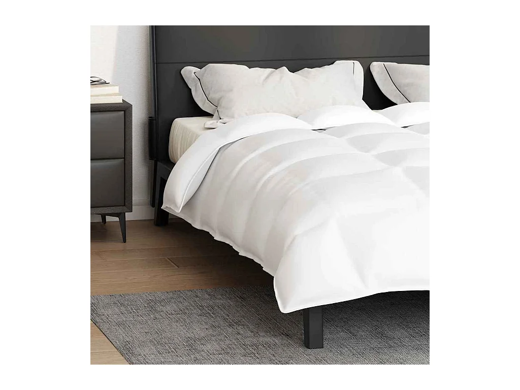 Couettes & Duvets | Couverture Blanc 240 x 260 cm Bas