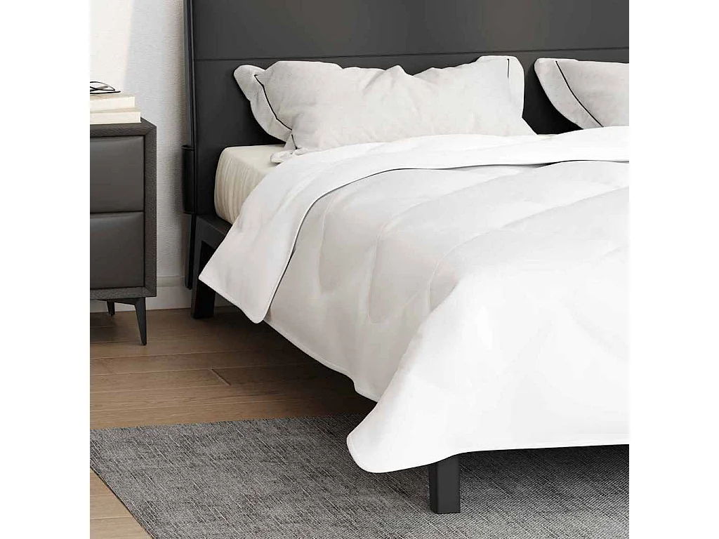 Couettes & Duvets | Couverture Blanc 260 x 220 cm Microfibre