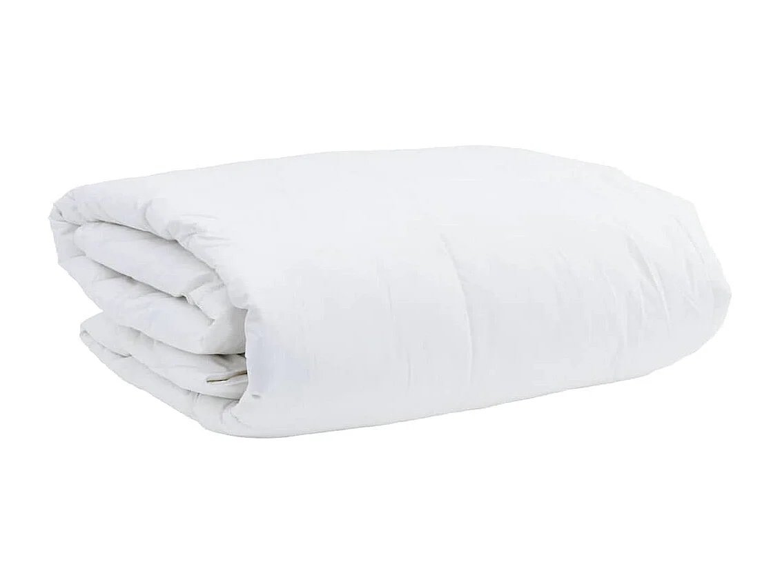 Ensemble de Couette avec oreiller 2 pcs Duvets | Couverture Blanc 155 x 200 cm Bas