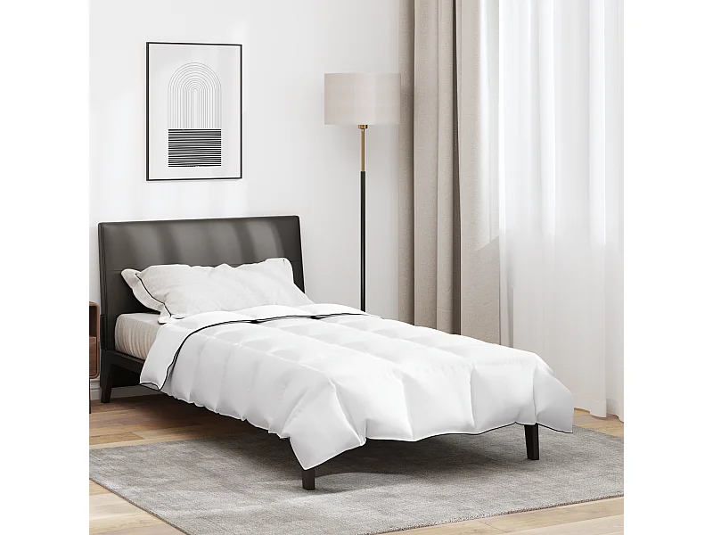 Duvet d'hiver | Couette Blanc 135 x 220 cm Bas