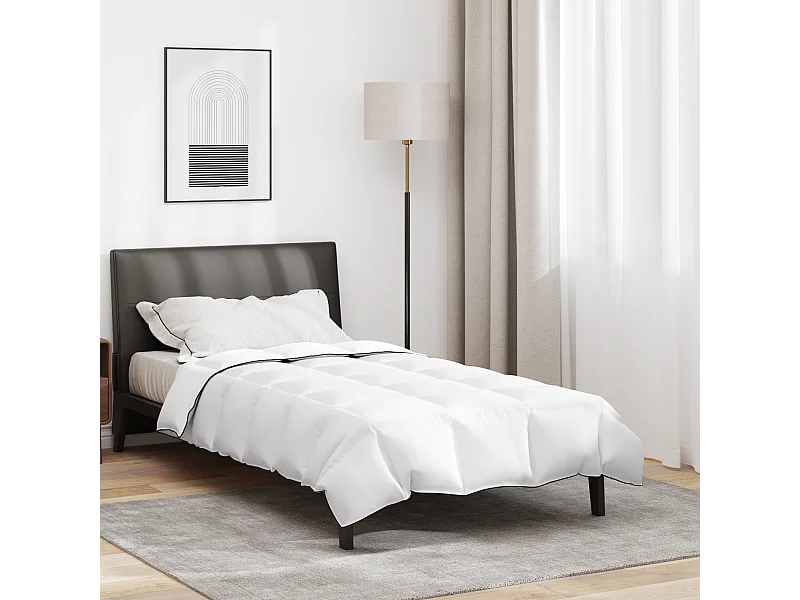 Duvet d'hiver | Couette Blanc 135 x 220 cm Bas