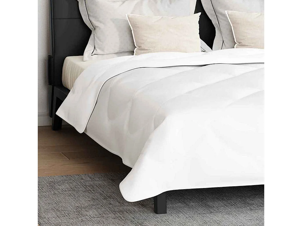 Couette | Duvet | Couverture Autre avec oreiller 3 pcs Blanc 240 x 260 cm Microfibre