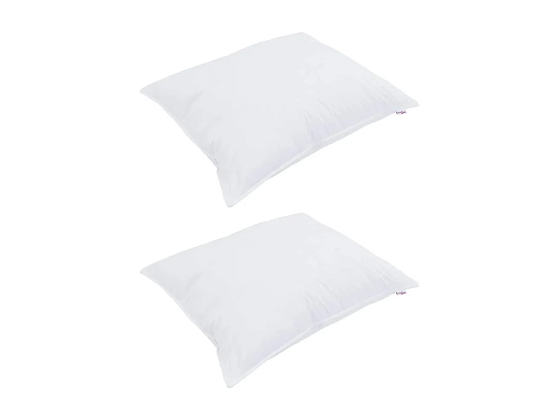 Ensemble de Couette 3 pcs Duvets | Couverture Blanc 240 x 200 cm Microfibre