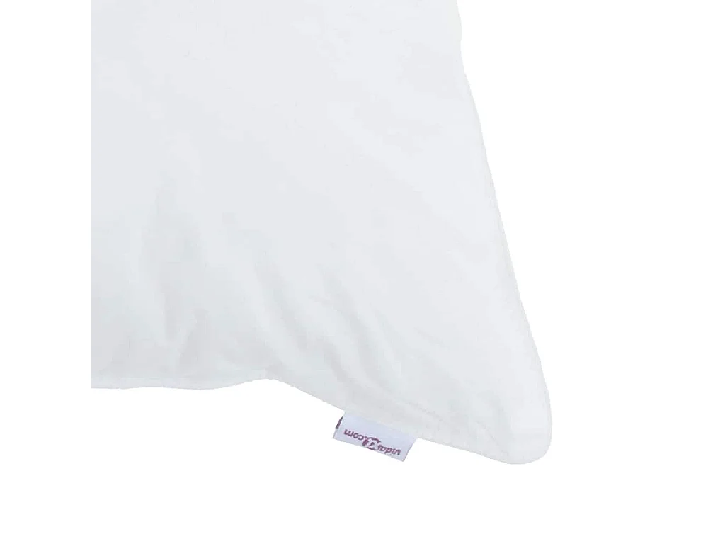 Couette | Duvet | Couverture avec oreiller Blanc 155 x 200 cm Microfibre