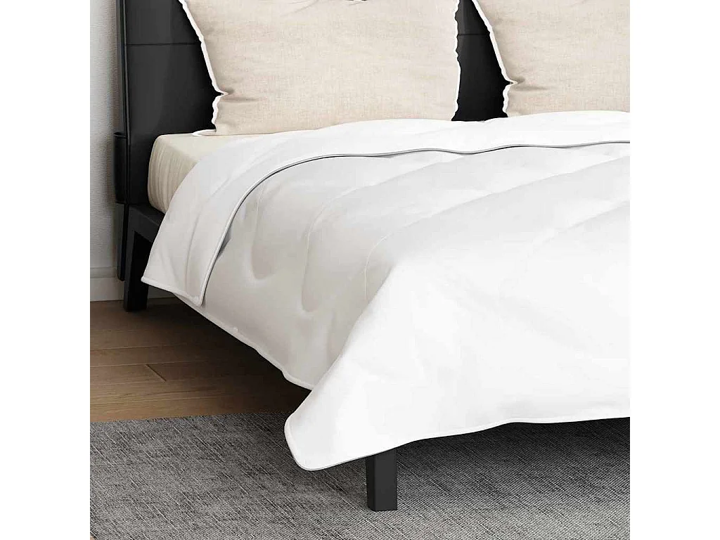 Couette | Duvet | Couverture Autre avec oreiller 3 pcs Blanc 200 x 200 cm Microfibre