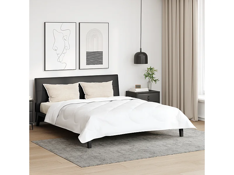 Couette | Duvet | Couverture Autre avec oreiller 3 pcs Blanc 200 x 200 cm Microfibre