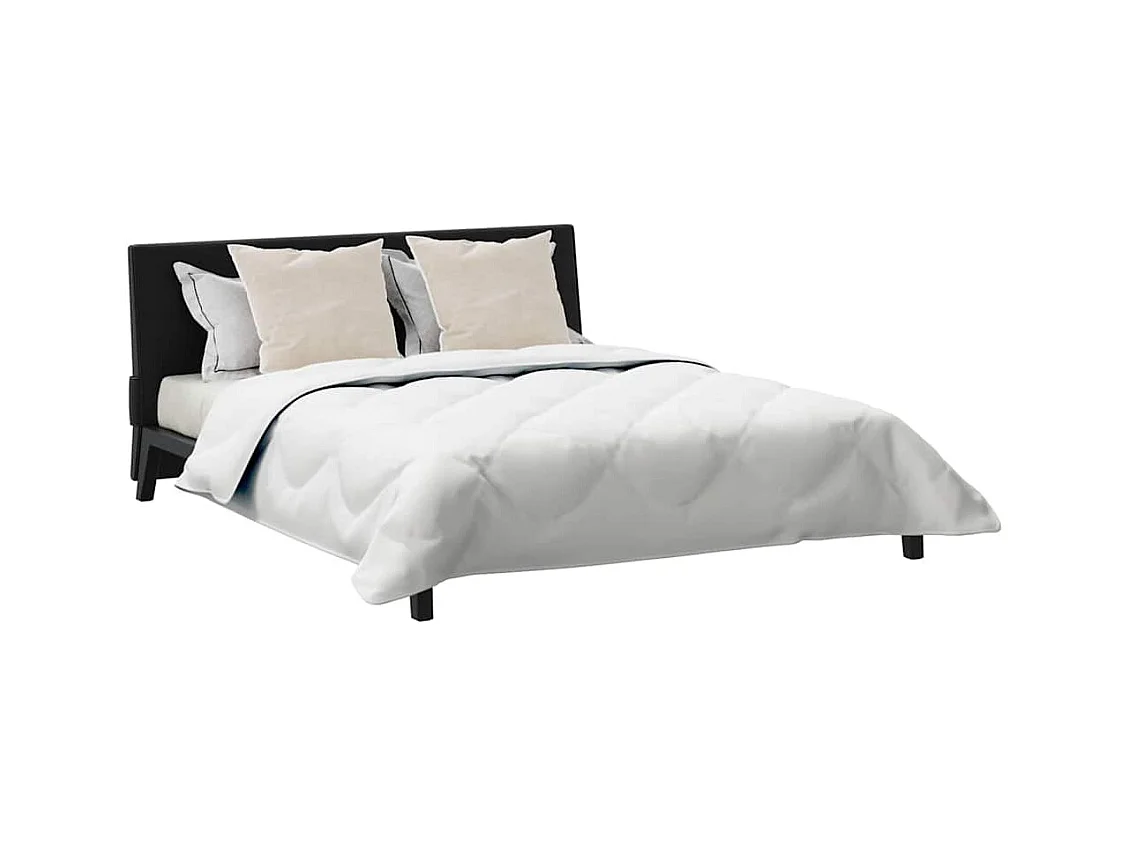 Couette | Duvet | Couverture avec oreiller 3 pcs Blanc 200 x 200 cm Microfibre