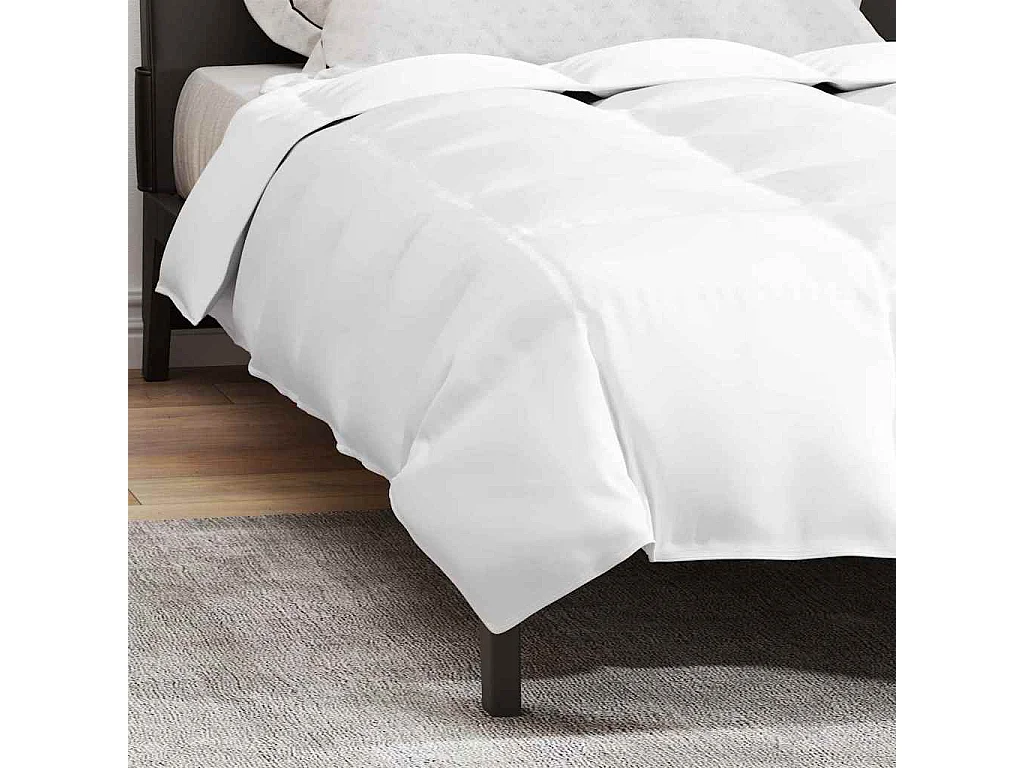 Couettes & Duvets | Couverture Blanc 155 x 220 cm Bas