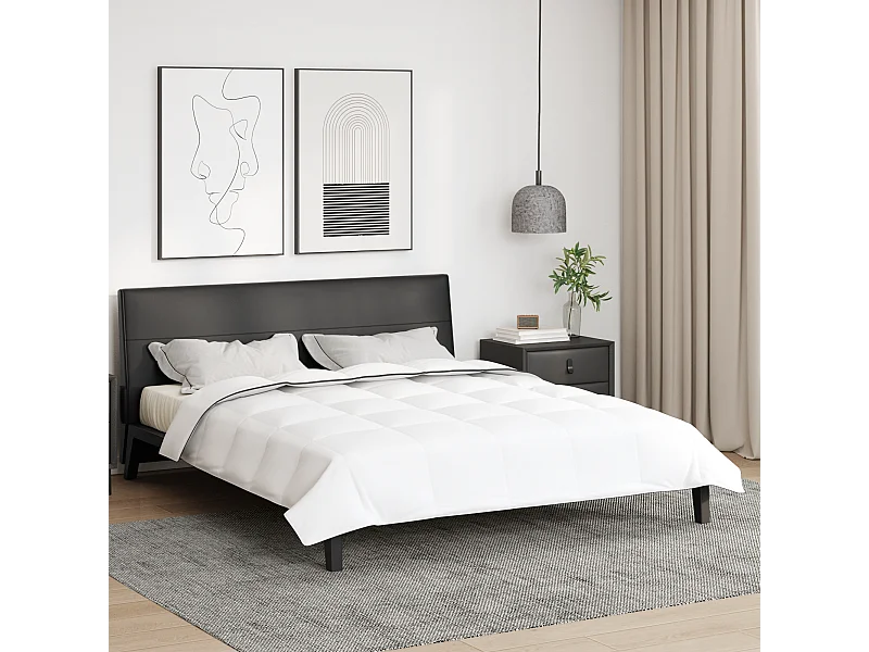 Duvet d'hiver | Couette Blanc 200 x 240 cm Bas