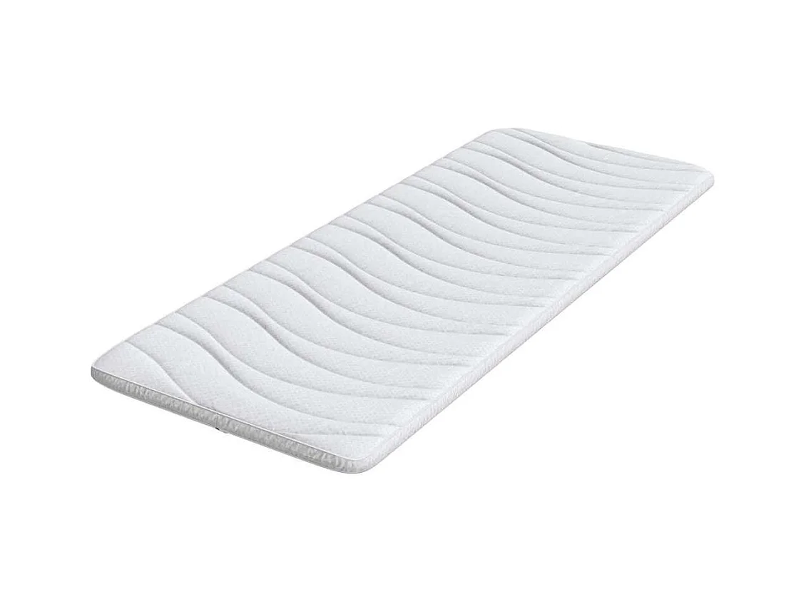 Surmatelas  | Coussins de Matelas | Couvre-matelas Blanc 70 x 200 cm Polyester sans colle