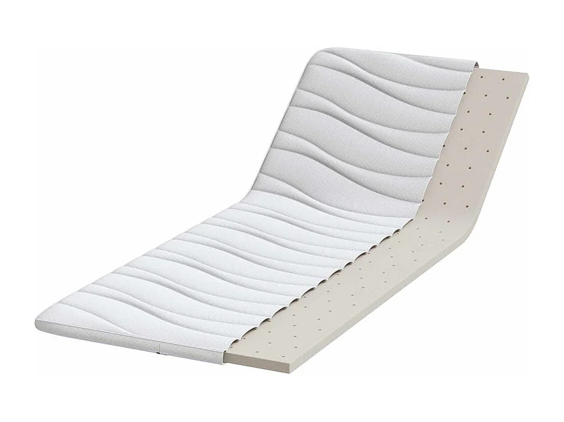 Surmatelas  | Coussins de Matelas | Couvre-matelas Blanc 70 x 200 cm Polyester sans colle