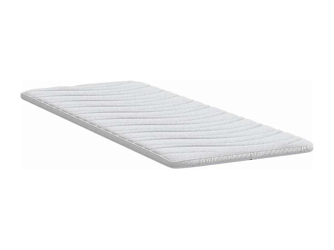 Surmatelas  | Coussins de Matelas | Couvre-matelas Blanc 70 x 200 cm Polyester sans colle