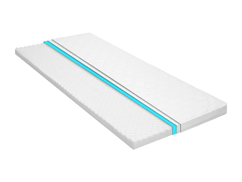 Surmatelas  | Coussin de Matelas 120 x 200 cm Mousse froide Profil d'œuf 6 cm
