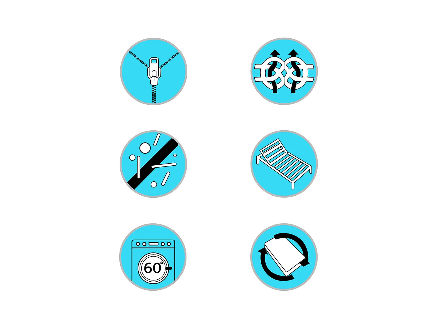 Surmatelas  | Coussin de Matelas 180 x 200 cm Mousse de gel 7 cm