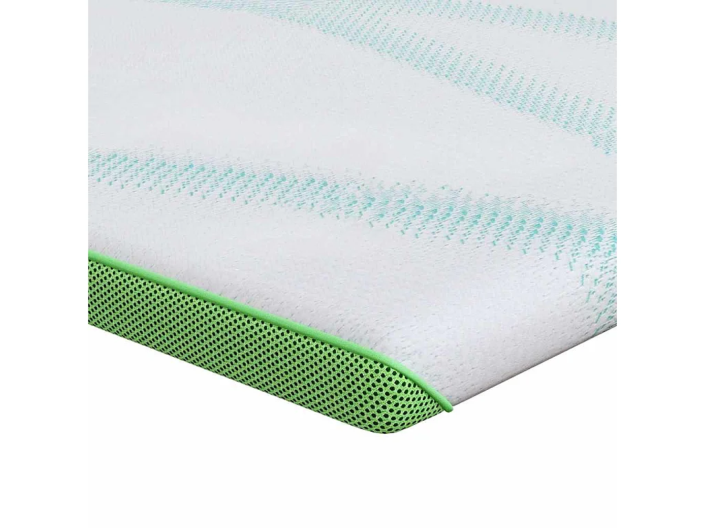 Surmatelas  | Coussins de Matelas | Couvre-matelas Other Blanc et vert 80 x 200 cm