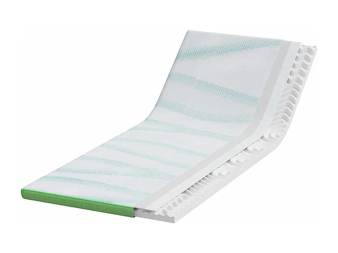Surmatelas  | Coussins de Matelas | Couvre-matelas Other Blanc et vert 80 x 200 cm