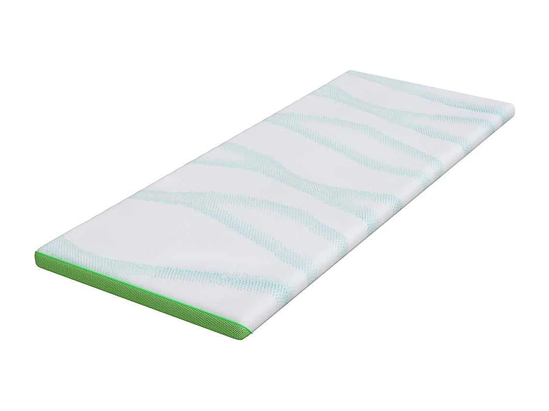 Surmatelas  | Coussins de Matelas | Couvre-matelas Other Blanc et vert 80 x 200 cm
