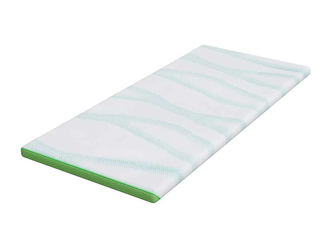 Surmatelas  | Coussins de Matelas | Couvre-matelas Blanc et vert 100 x 200 cm