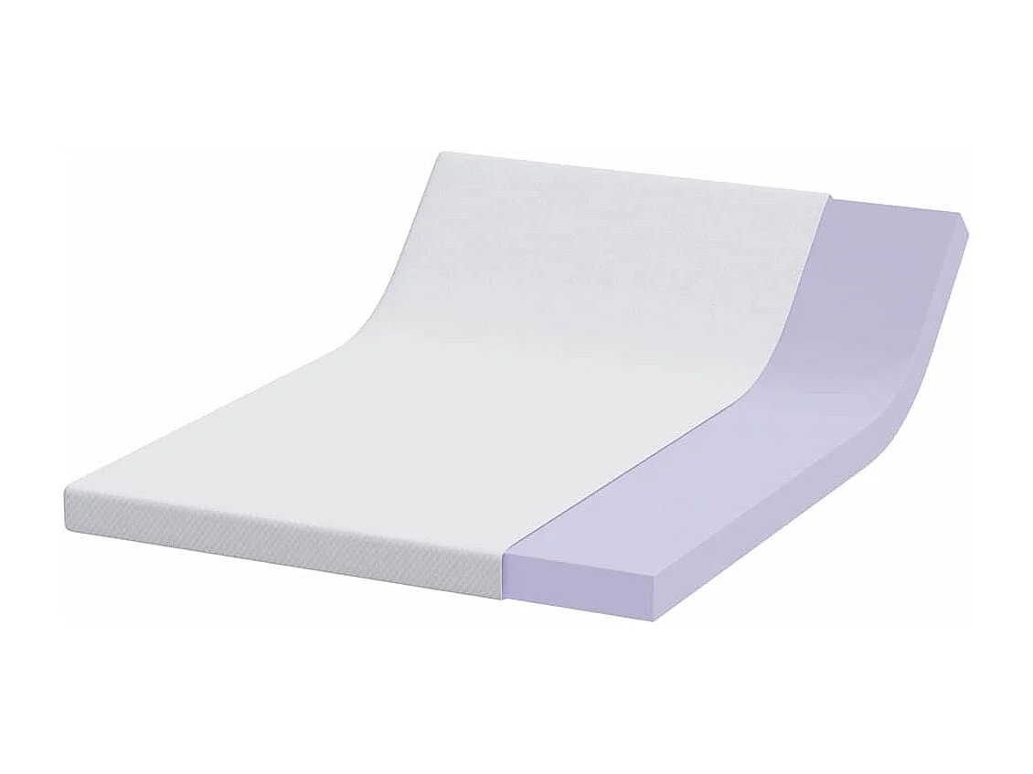 Surmatelas  | Coussins de Matelas | Couvre-matelas Blanc 140 x 200 cm