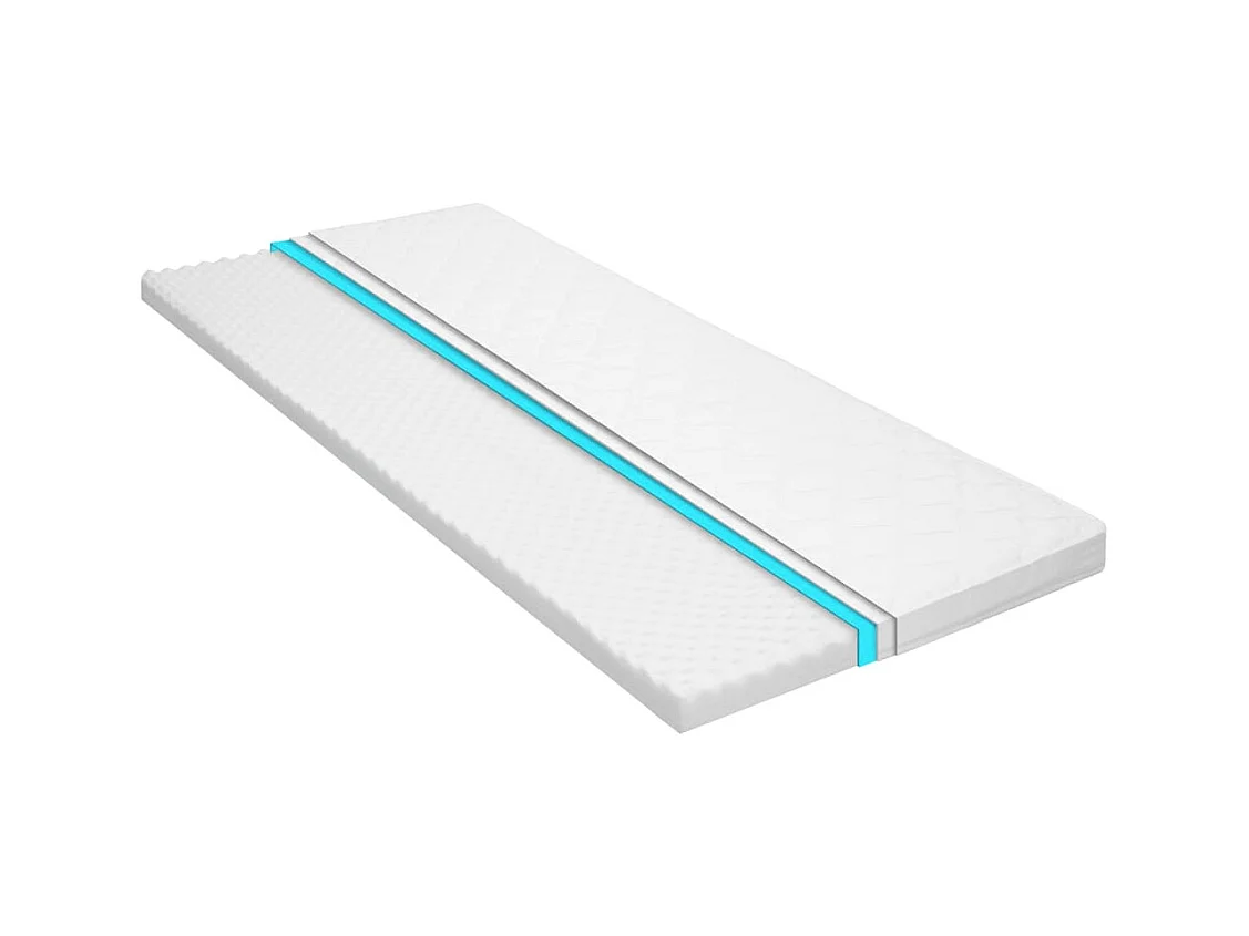 Surmatelas  | Coussin de Matelas 100 x 200 cm Mousse froide Profil d'œuf 6 cm