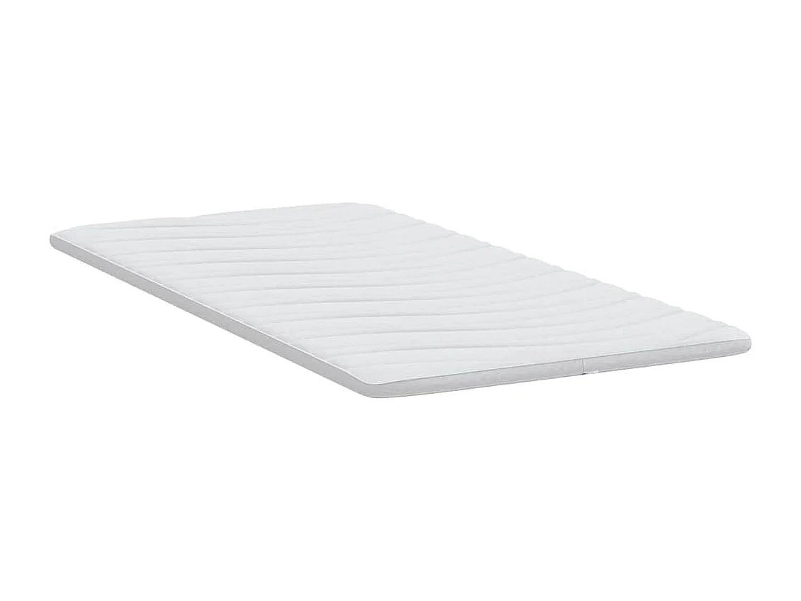 Surmatelas  | Coussins de Matelas | Couvre-matelas Blanc 90 x 200 cm Polyester sans colle