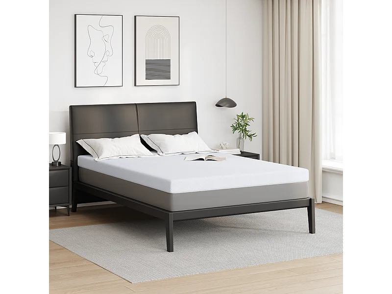Surmatelas  | Coussins de Matelas | Couvre-matelas Blanc 140 x 190 cm