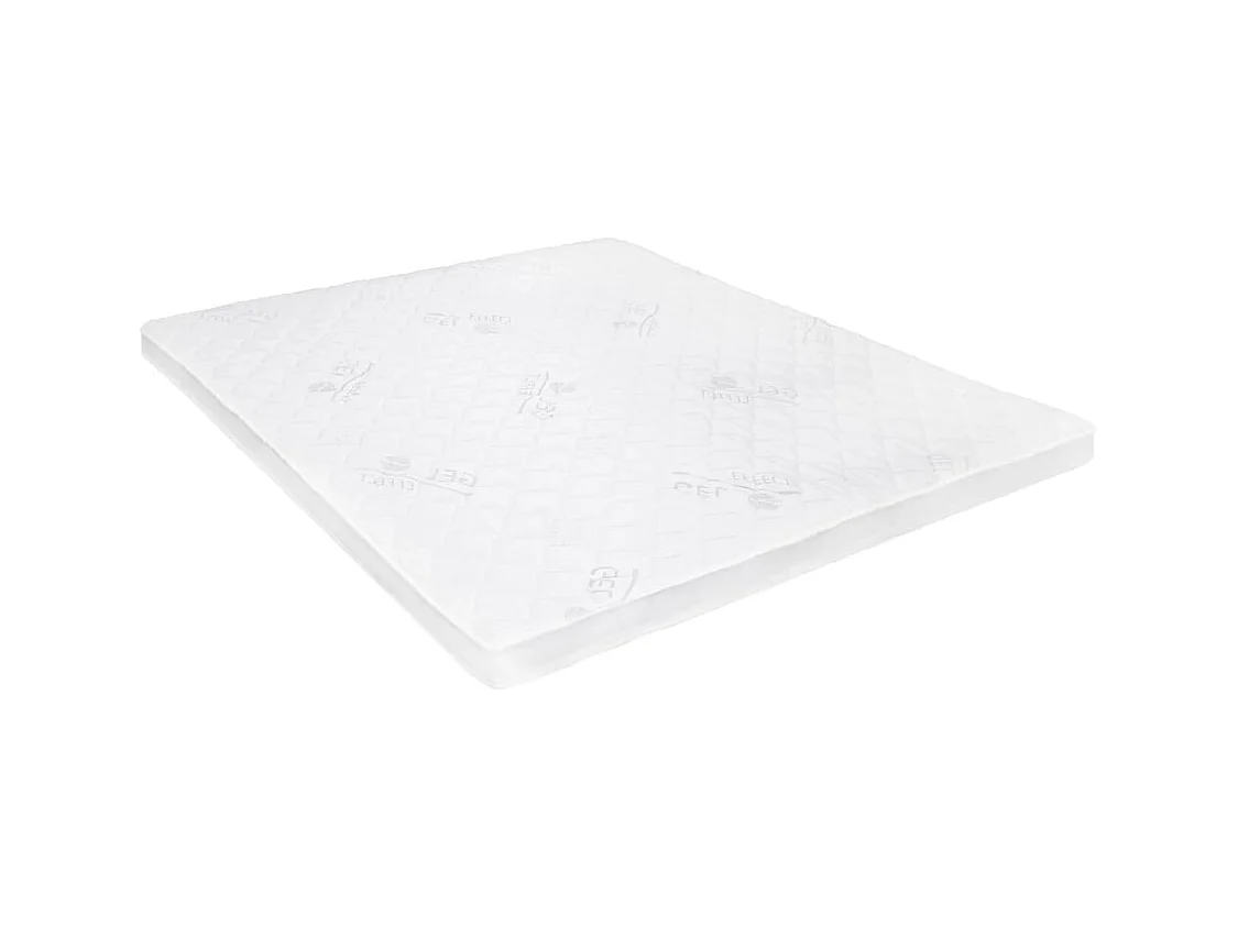 Surmatelas  | Coussin de Matelas 160 x 200 cm Mousse de gel 7 cm