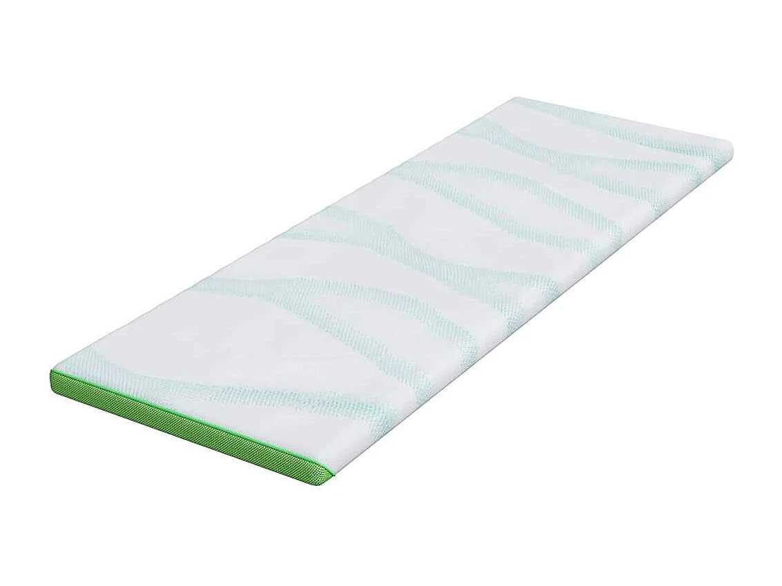 Surmatelas  | Coussins de Matelas | Couvre-matelas Blanc et vert 70 x 200 cm
