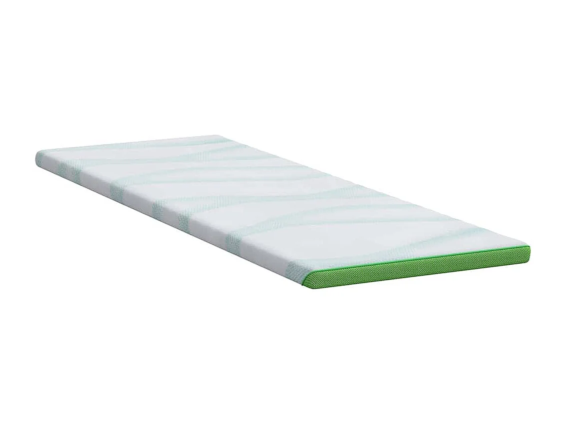 Surmatelas  | Coussins de Matelas | Couvre-matelas Blanc et vert 70 x 200 cm