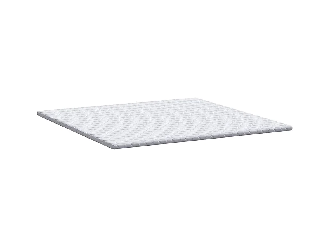 Surmatelas  | Coussins de Matelas | Couvre-matelas Blanc 180 x 200 cm Polyester sans colle