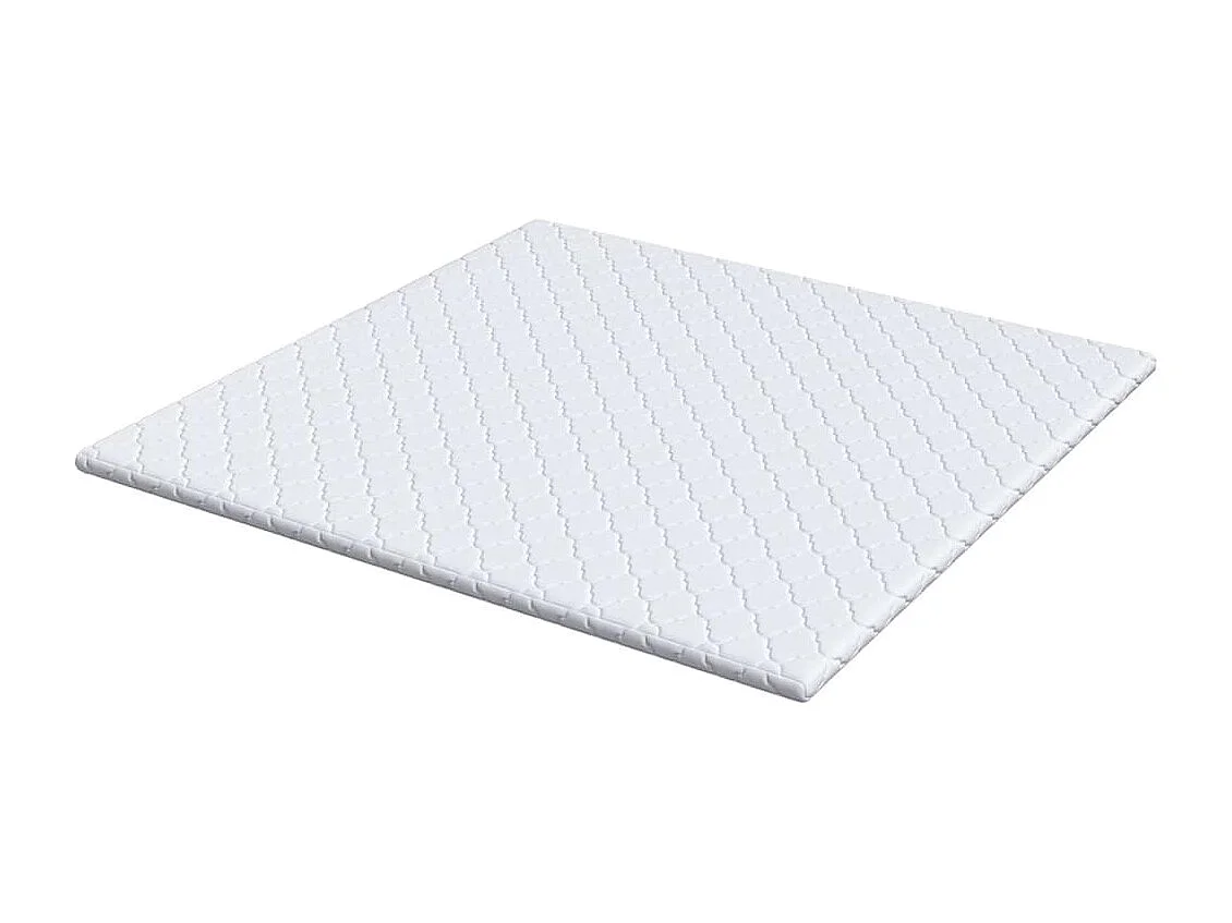 Surmatelas  | Coussins de Matelas | Couvre-matelas Blanc 180 x 200 cm Polyester sans colle
