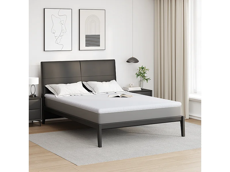 Surmatelas  | Coussins de Matelas | Couvre-matelas Blanc 160 x 200 cm