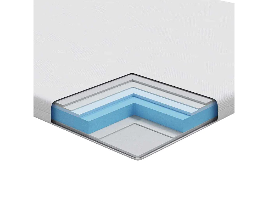 Surmatelas  | Coussins de Matelas | Couvre-matelas Blanc 140 x 200 cm