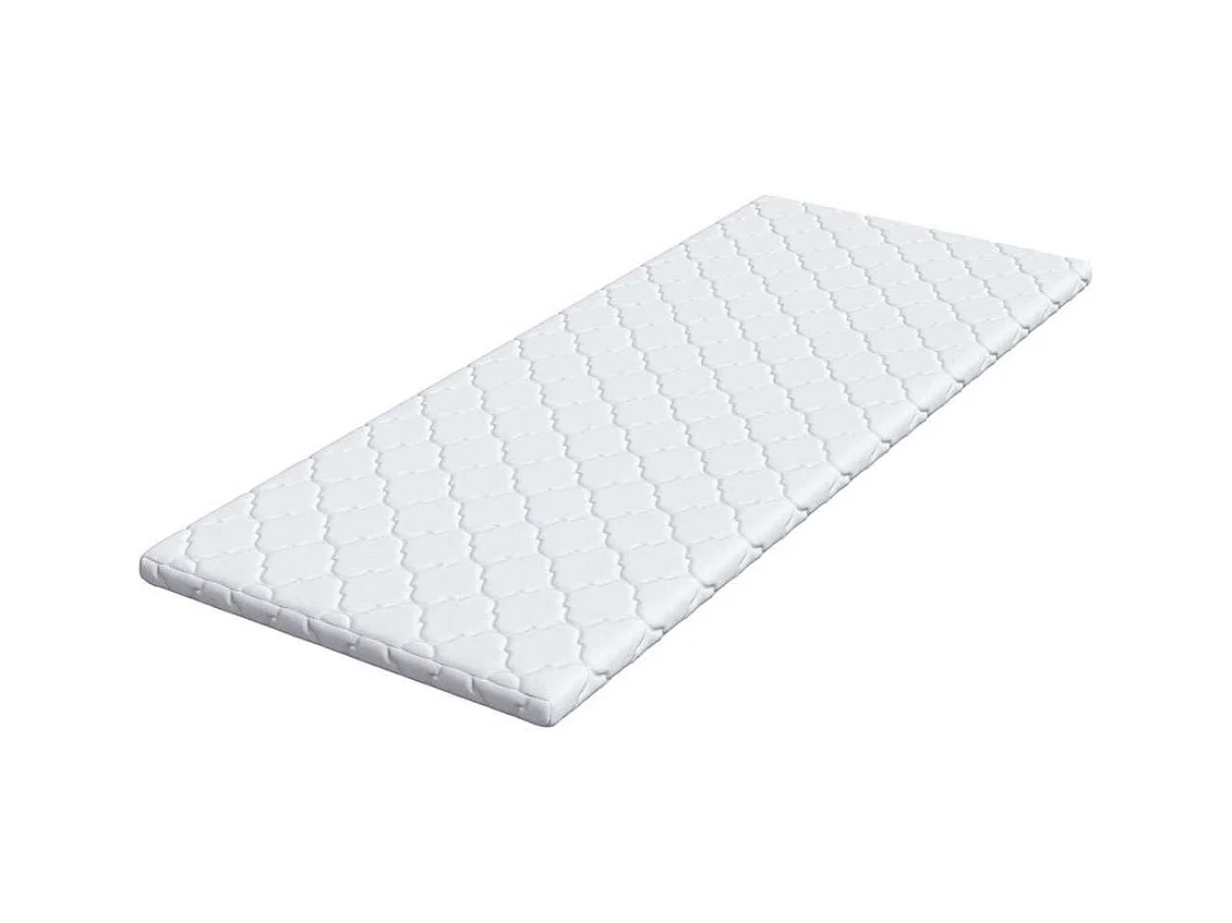 Surmatelas  | Coussins de Matelas | Couvre-matelas Blanc 70 x 200 cm Polyester sans colle