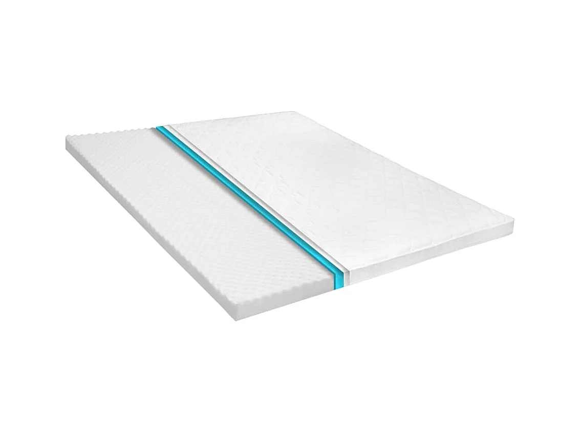 Surmatelas  | Coussin de Matelas 140 x 200 cm Mousse froide Profil d'œuf 6 cm