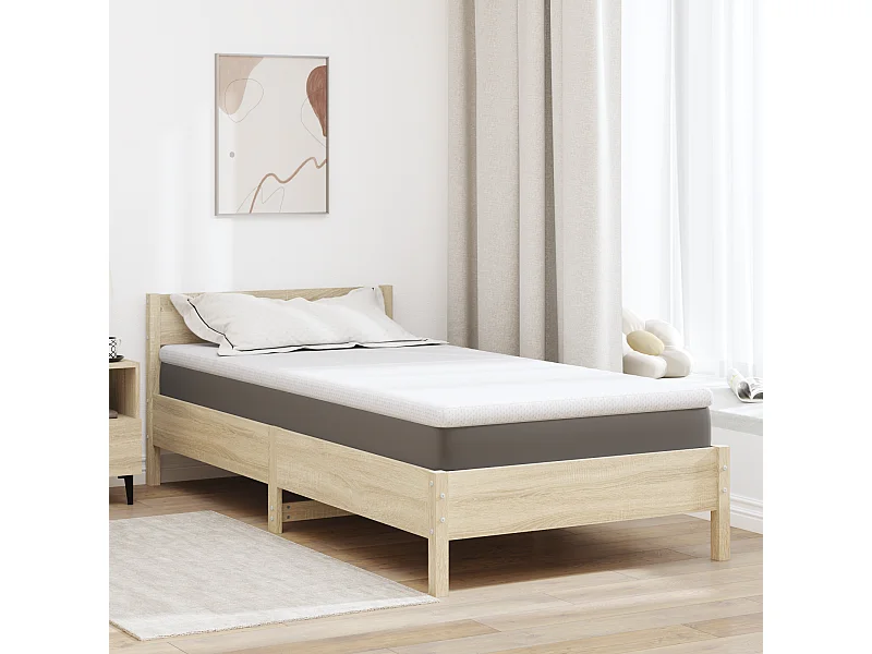 Surmatelas  | Coussins de Matelas | Couvre-matelas Blanc 100 x 200 cm