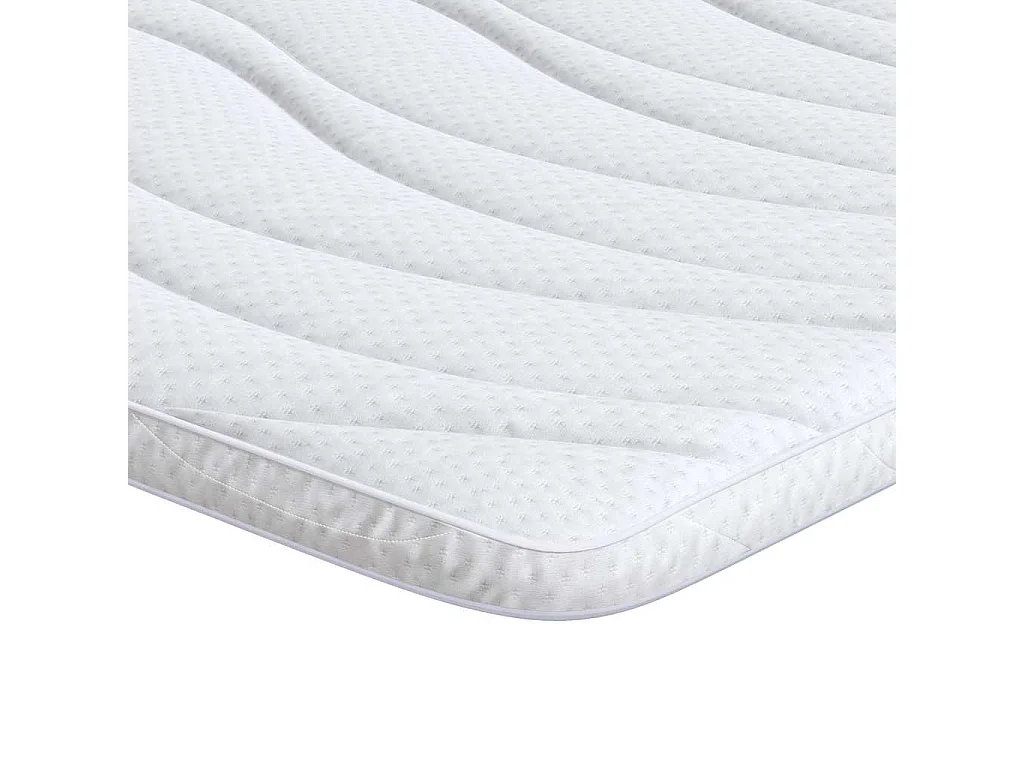 Surmatelas  | Coussins de Matelas | Couvre-matelas Blanc 80 x 200 cm Polyester sans colle