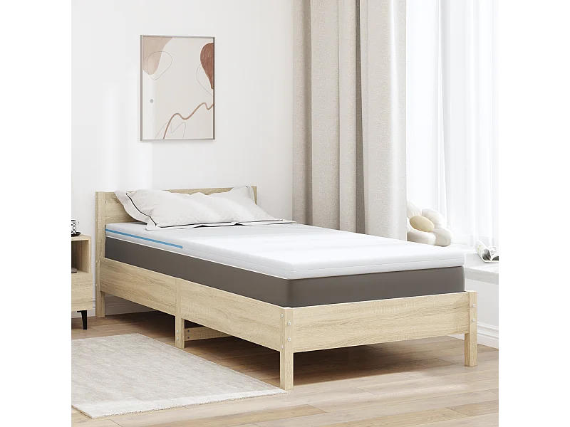Surmatelas  | Coussins de Matelas | Couvre-matelas Blanc 90 x 200 cm