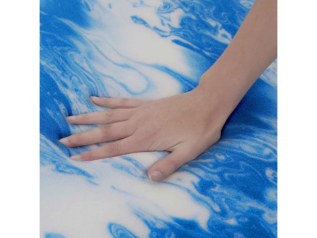 Surmatelas  | Coussin de Matelas 120 x 200 cm Mousse de gel 7 cm
