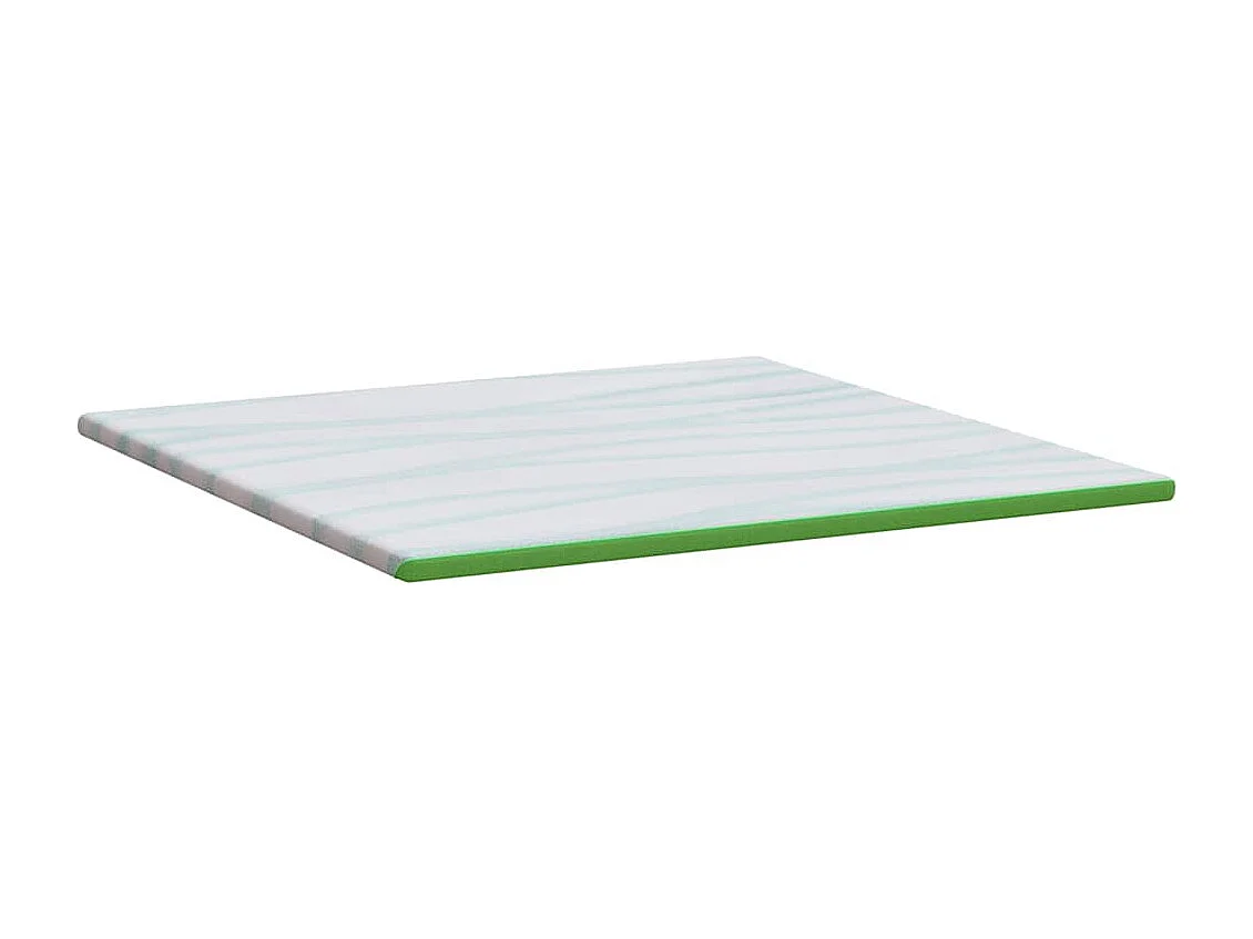 Surmatelas  | Coussins de Matelas | Couvre-matelas Other Blanc et vert 200 x 200 cm