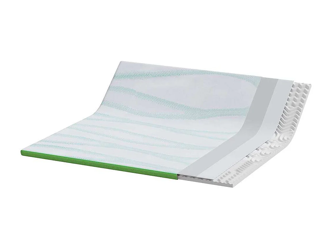 Surmatelas  | Coussins de Matelas | Couvre-matelas Other Blanc et vert 200 x 200 cm