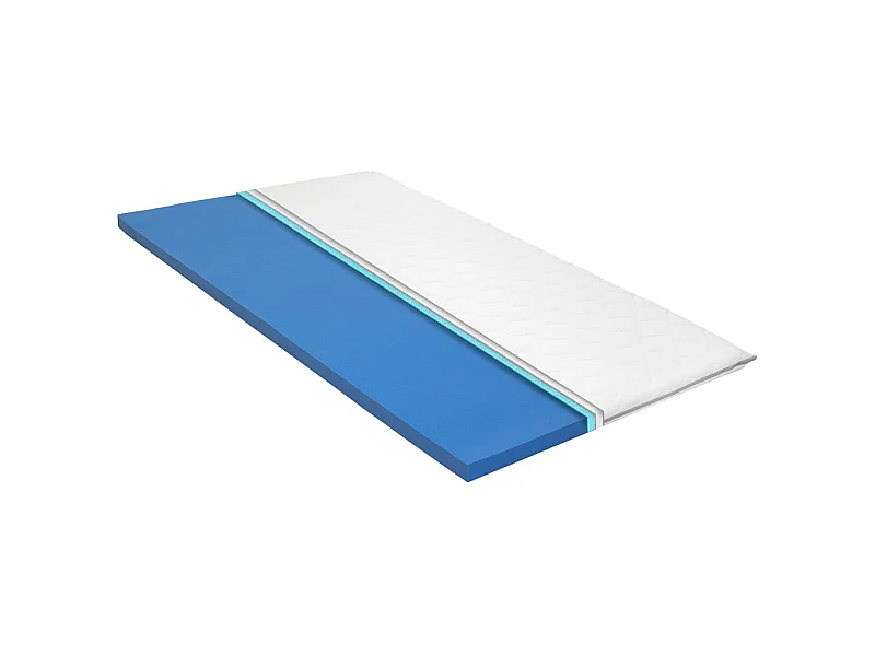 Surmatelas  | Coussin de Matelas 160 x 200 cm Mousse à mémoire de forme Visco 6 cm