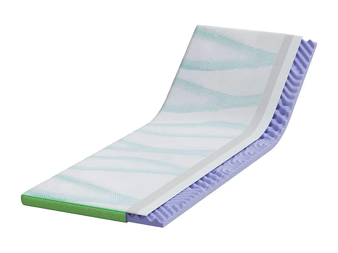 Surmatelas  | Coussins de Matelas | Couvre-matelas Blanc et vert 80 x 200 cm