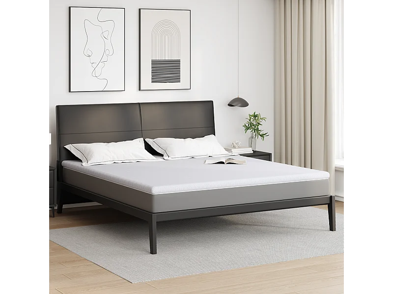 Surmatelas  | Coussins de Matelas | Couvre-matelas Blanc 180 x 200 cm