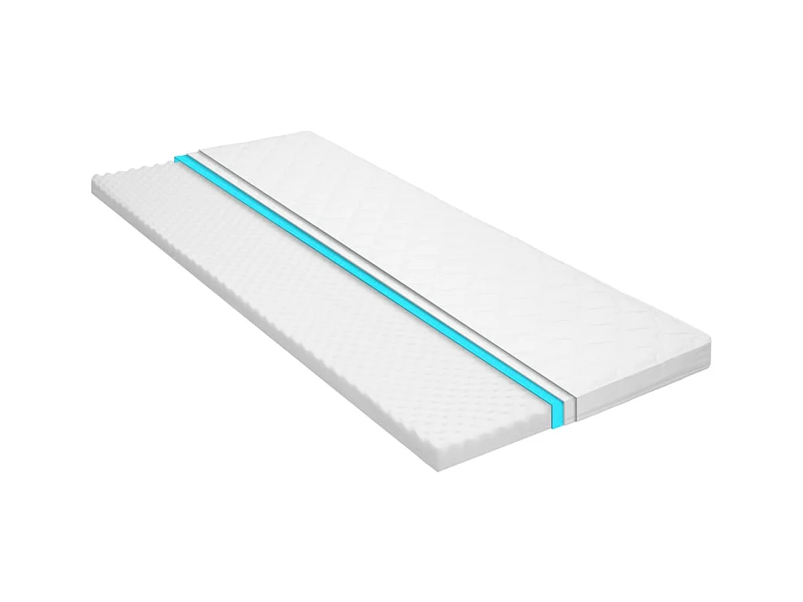 Surmatelas  | Coussin de Matelas 80 x 200 cm Mousse froide Profil d'œuf 6 cm