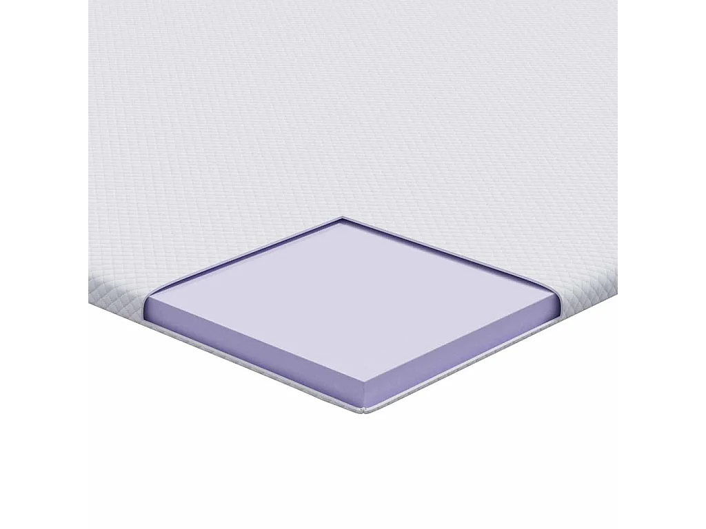Surmatelas  | Coussins de Matelas | Couvre-matelas Blanc 160 x 200 cm
